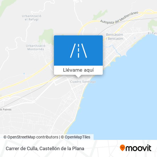 Mapa Carrer de Culla