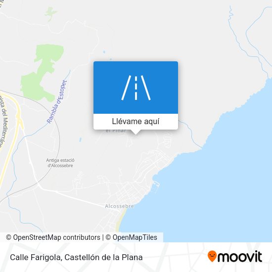 Mapa Calle Farigola