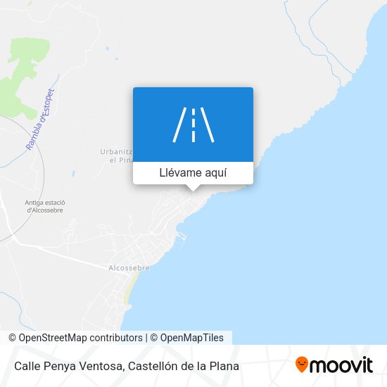 Mapa Calle Penya Ventosa