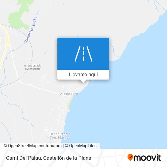 Mapa Camí Del Palau