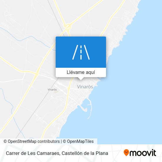 Mapa Carrer de Les Camaraes