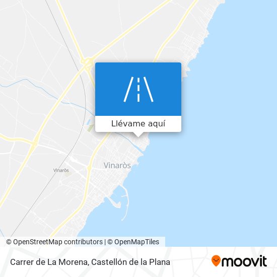 Mapa Carrer de La Morena