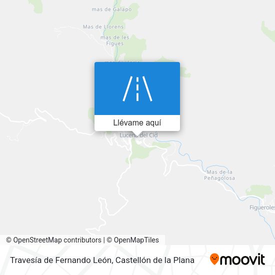 Mapa Travesía de Fernando León