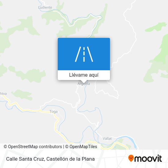 Mapa Calle Santa Cruz