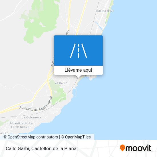Mapa Calle Garbí