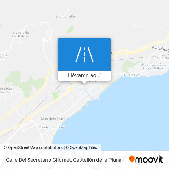 Mapa Calle Del Secretario Chornet