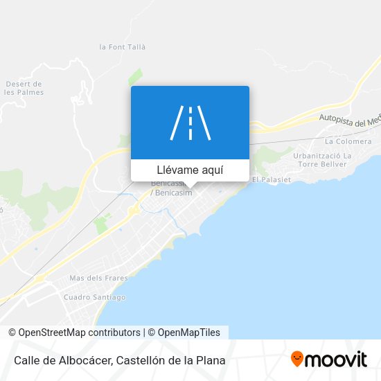 Mapa Calle de Albocácer