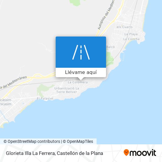 Mapa Glorieta Illa La Ferrera