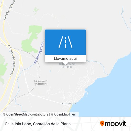 Mapa Calle Isla Lobo