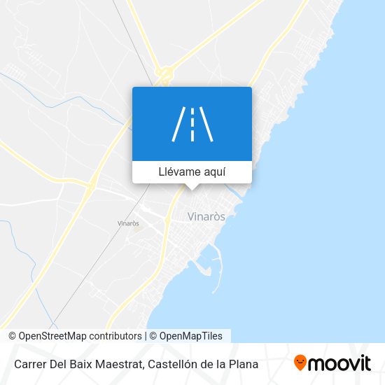 Mapa Carrer Del Baix Maestrat