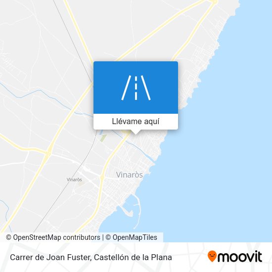 Mapa Carrer de Joan Fuster