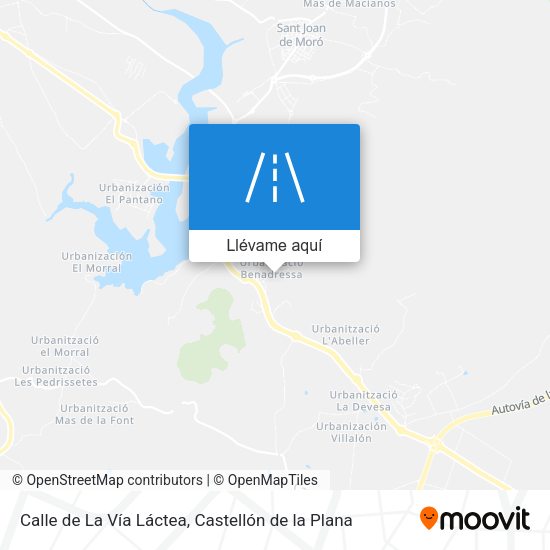 Mapa Calle de La Vía Láctea