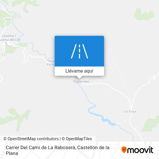 Mapa Carrer Del Camí de La Rabosera