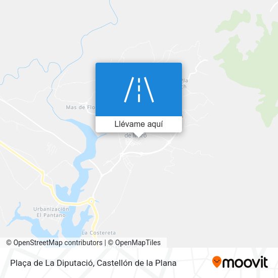Mapa Plaça de La Diputació