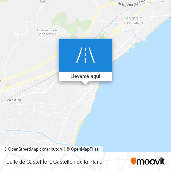 Mapa Calle de Castellfort