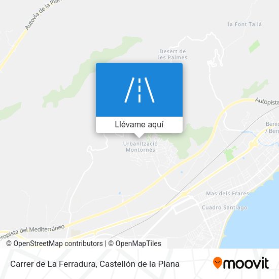 Mapa Carrer de La Ferradura
