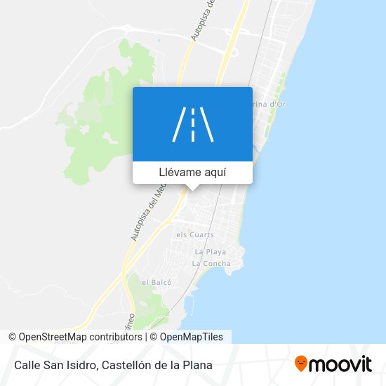 Mapa Calle San Isidro