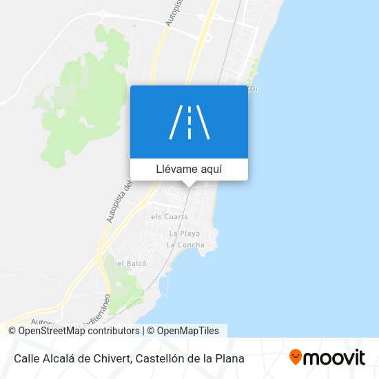 Mapa Calle Alcalá de Chivert