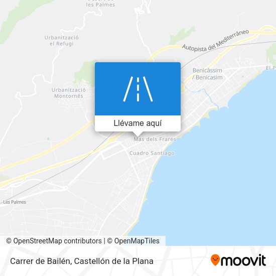 Mapa Carrer de Bailén