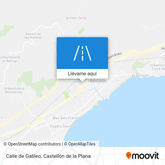 Mapa Calle de Galileo