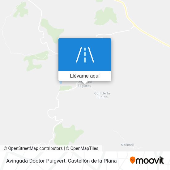 Mapa Avinguda Doctor Puigvert
