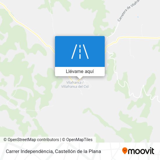 Mapa Carrer Independència