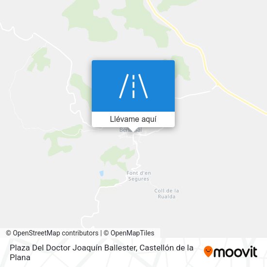 Mapa Plaza Del Doctor Joaquín Ballester