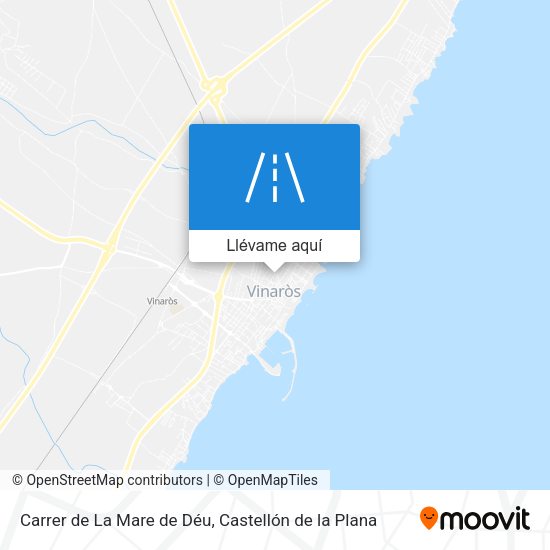 Mapa Carrer de La Mare de Déu