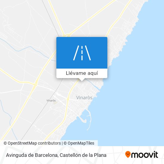 Mapa Avinguda de Barcelona