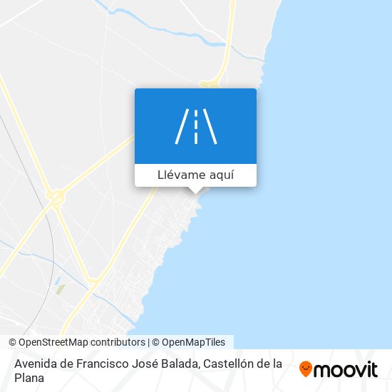 Mapa Avenida de Francisco José Balada
