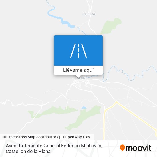 Mapa Avenida Teniente General Federico Michavila