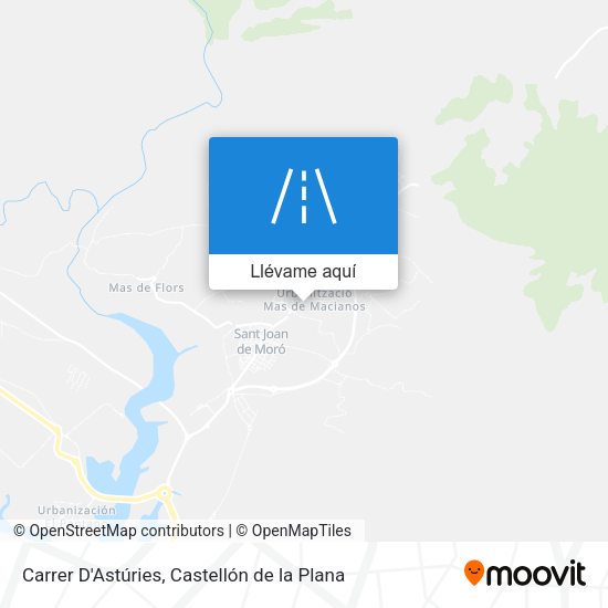 Mapa Carrer D'Astúries