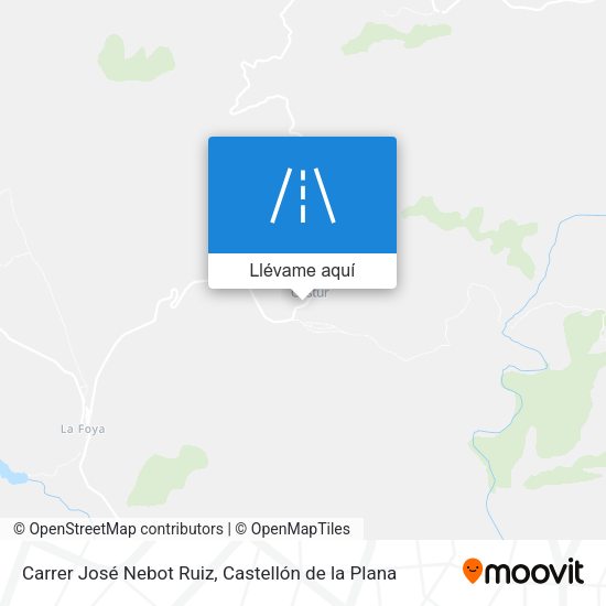 Mapa Carrer José Nebot Ruiz