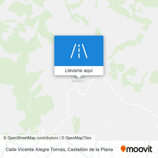 Mapa Calle Vicente Alegre Tomás