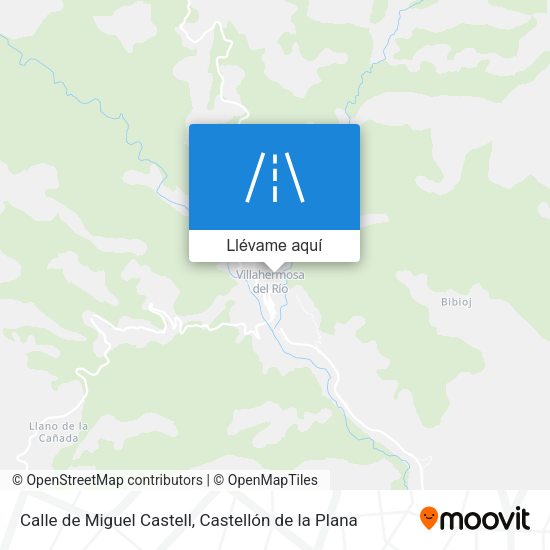 Mapa Calle de Miguel Castell