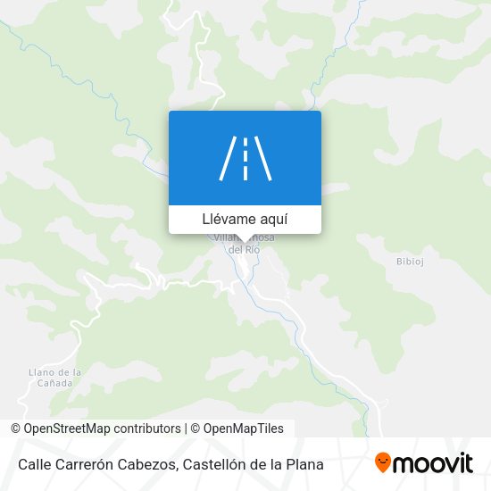 Mapa Calle Carrerón Cabezos