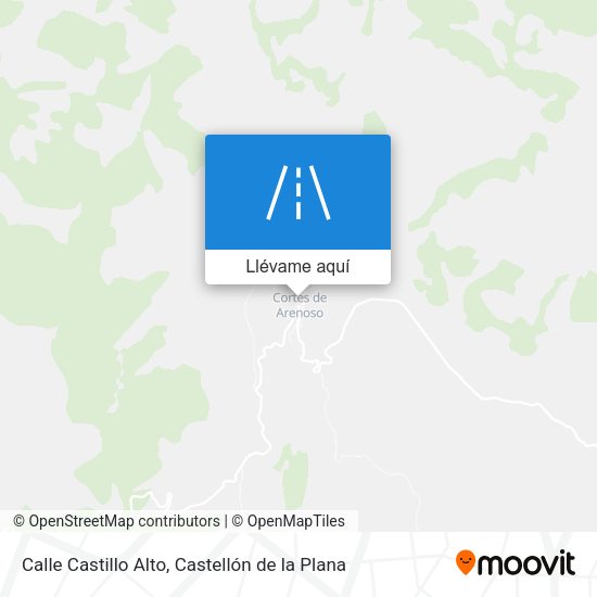 Mapa Calle Castillo Alto