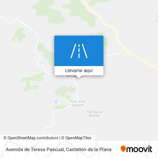 Mapa Avenida de Teresa Pascual