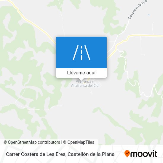 Mapa Carrer Costera de Les Eres
