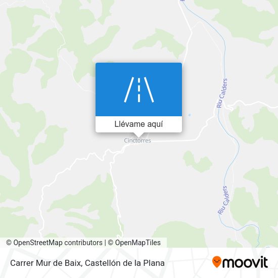 Mapa Carrer Mur de Baix