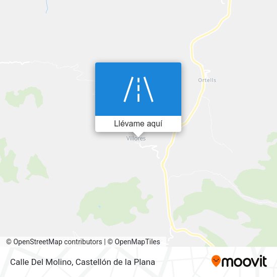 Mapa Calle Del Molino