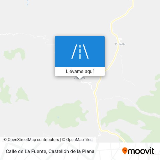 Mapa Calle de La Fuente