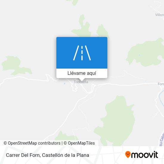 Mapa Carrer Del Forn