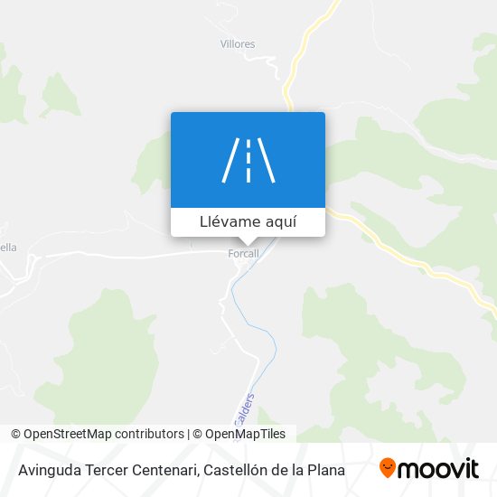 Mapa Avinguda Tercer Centenari