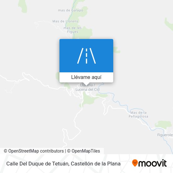 Mapa Calle Del Duque de Tetuán
