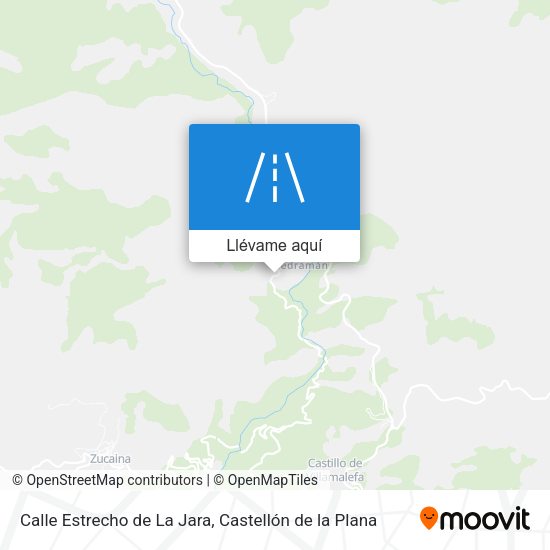 Mapa Calle Estrecho de La Jara