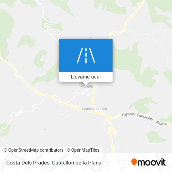 Mapa Costa Dels Prades