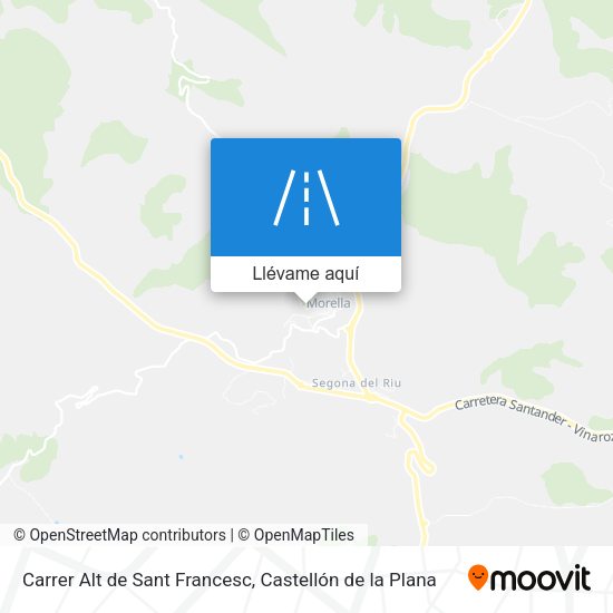 Mapa Carrer Alt de Sant Francesc