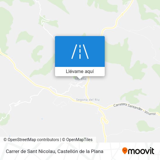 Mapa Carrer de Sant Nicolau