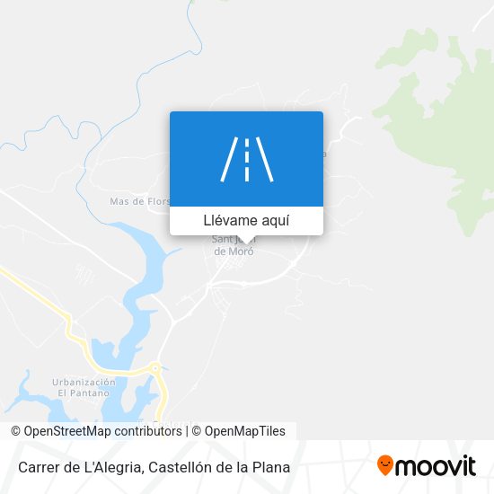 Mapa Carrer de L'Alegria